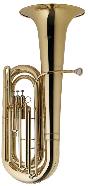 Stagg Bb Tuba,3 Piston+Soft Case
