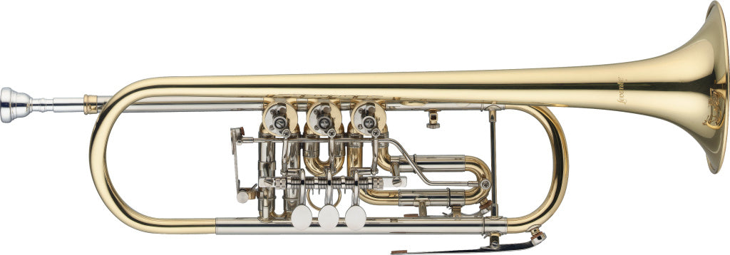 Stagg Trumpet With Rotary Valves,Lacquered+Soft Case