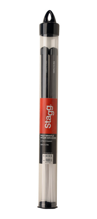 Stagg Nylon Brushes-Rubber Handle 100