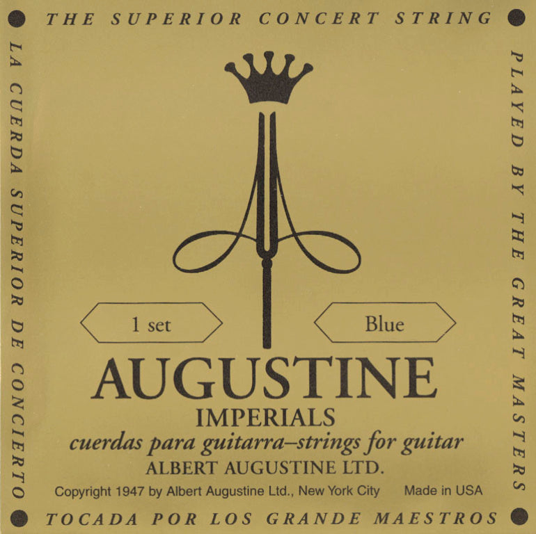 Augustine Imperial Blue Classic Guitar Set