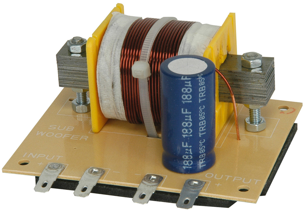 QTX Subwoofer filter, 12dB, 120Hz, 4 Ohms, 400W