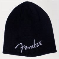 Fender Logo Beanie Hat, Black - One Size