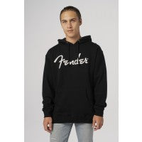 Load image into Gallery viewer, Fender Logo Hoodie, Black - S

