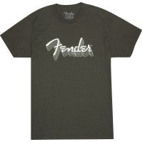 Fender Reflective Ink T-Shirt, Charcoal - M