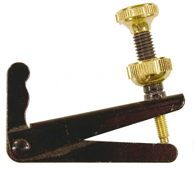 Wittner Cello String Adjuster. 4/4 Black With Gold Screws