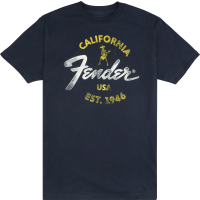 Fender Baja Blue T-Shirt, Blue - M