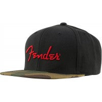 Load image into Gallery viewer, Fender Camo Flatbill Hat, Camo - One Size Fits Most
