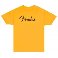 Load image into Gallery viewer, Fender Spaghetti Logo T-Shirt, Butterscotch Blonde - XL
