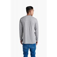 Load image into Gallery viewer, Fender Spaghetti Logo Long Sleeve T-Shirt, Heather Gray - XL
