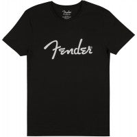 Fender Spaghetti Logo Men's T-Shirt, Black - Medium