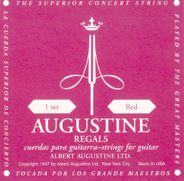 Augustine Regals Red Classic Guitar Set