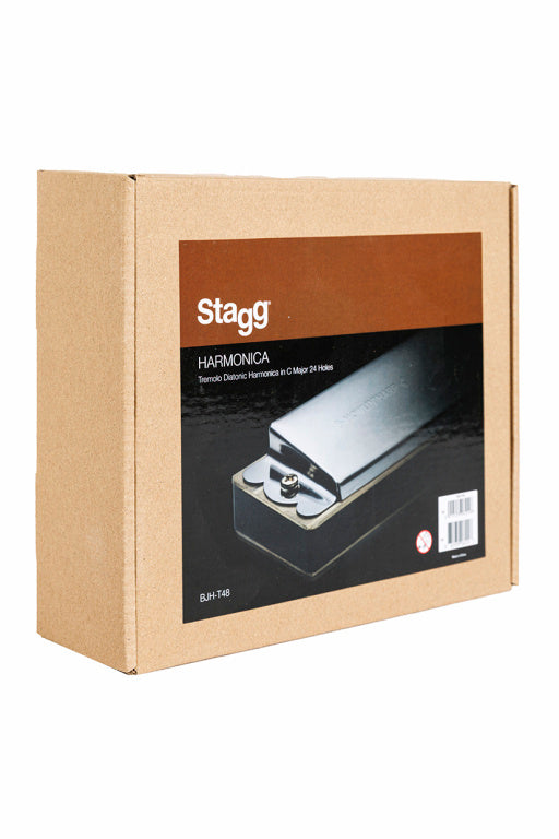 Stagg Tremolo Harmonica 24 Compartment,48 Tones,