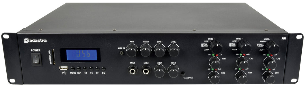 Adastra A6 Tri Stereo Amplfier 6x200W