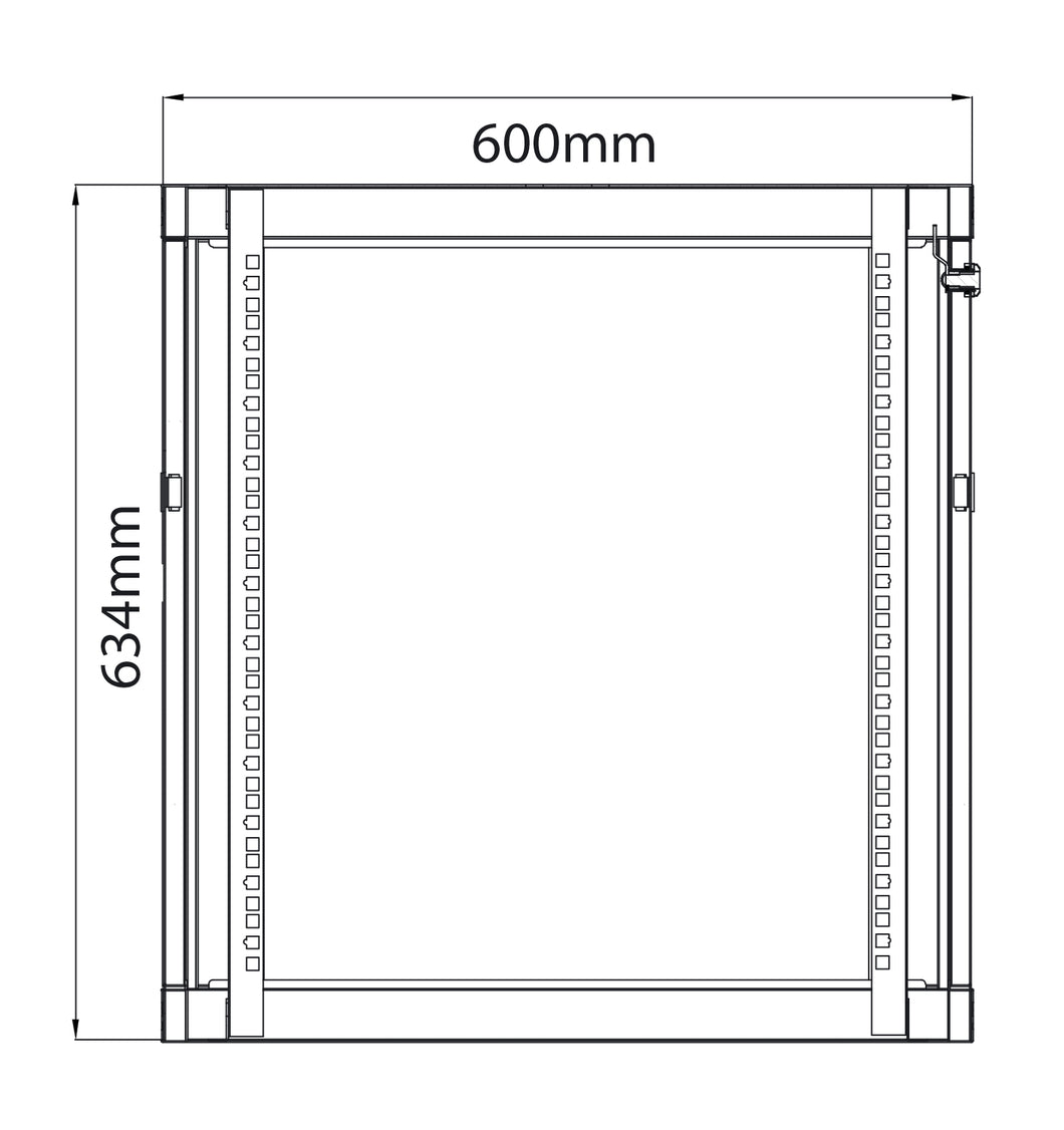 Adastra Rack Cabinet 12U x 450mm Deep