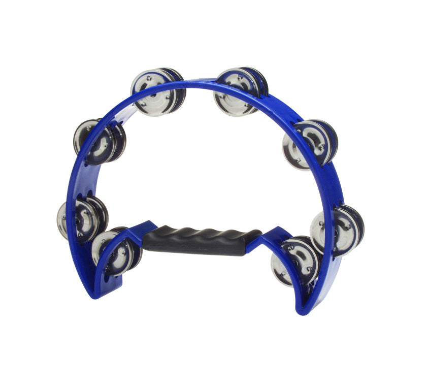 Stagg Cutaway Tambourine 16 Jingles Blue