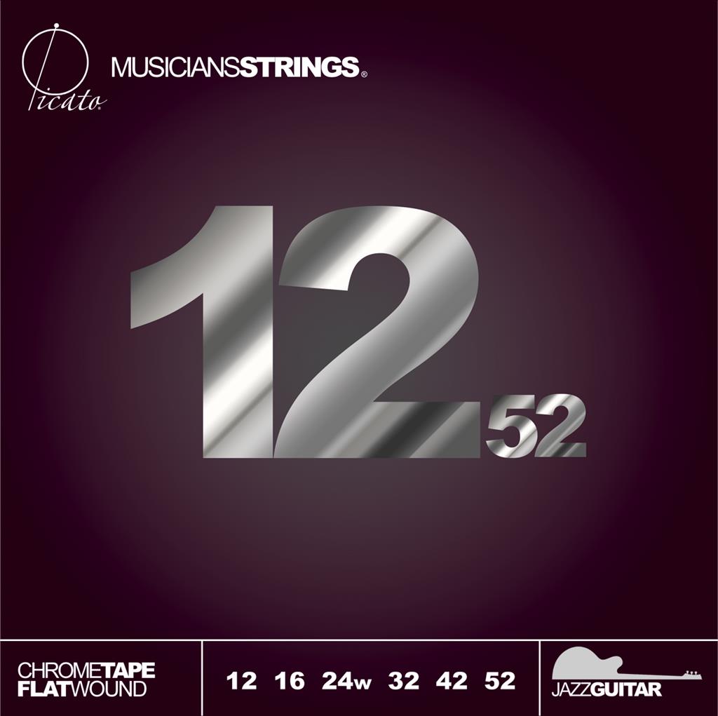 Picato Chrome Tape Flatwound 12-52 Set