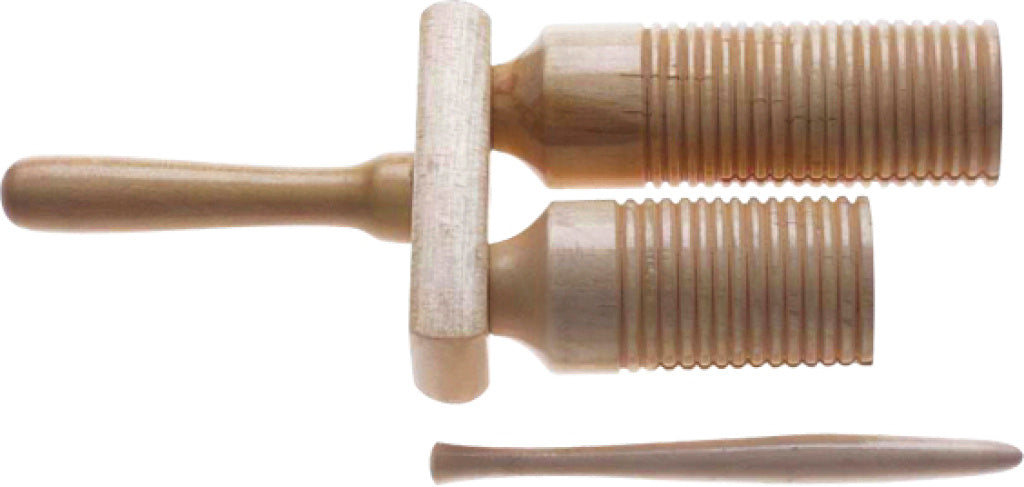Stagg 2-Tone Wood Agogo Bell+Mallet