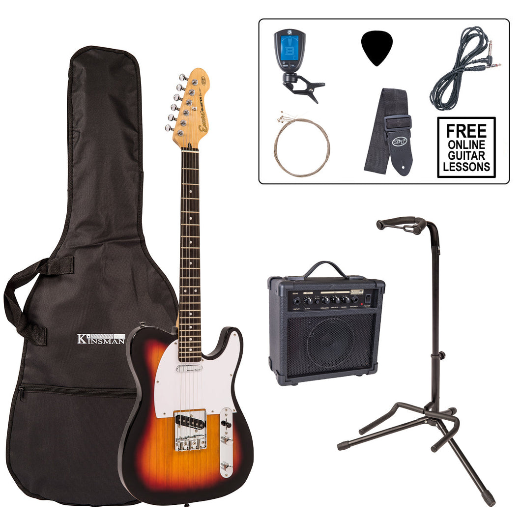 Encore E2 Electric Guitar Pack ~ Sunburst