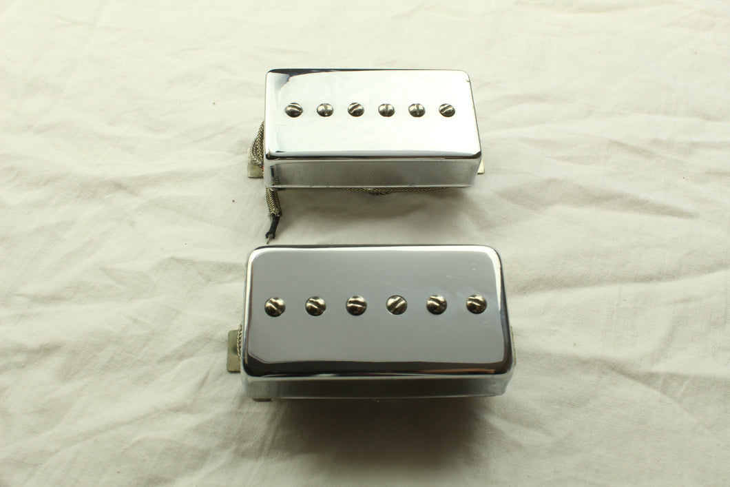 Desert Dew humbucker sized P90 chrome set (read description carefully)