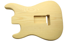 Load image into Gallery viewer, Unpainted raw ash Stratocaster body

