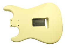 Load image into Gallery viewer, Three piece satin nitrocellulose vintage white Strat body
