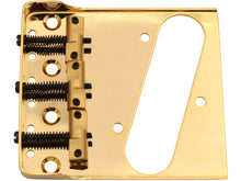 Load image into Gallery viewer, Telecaster bridge with brass compensated saddles
