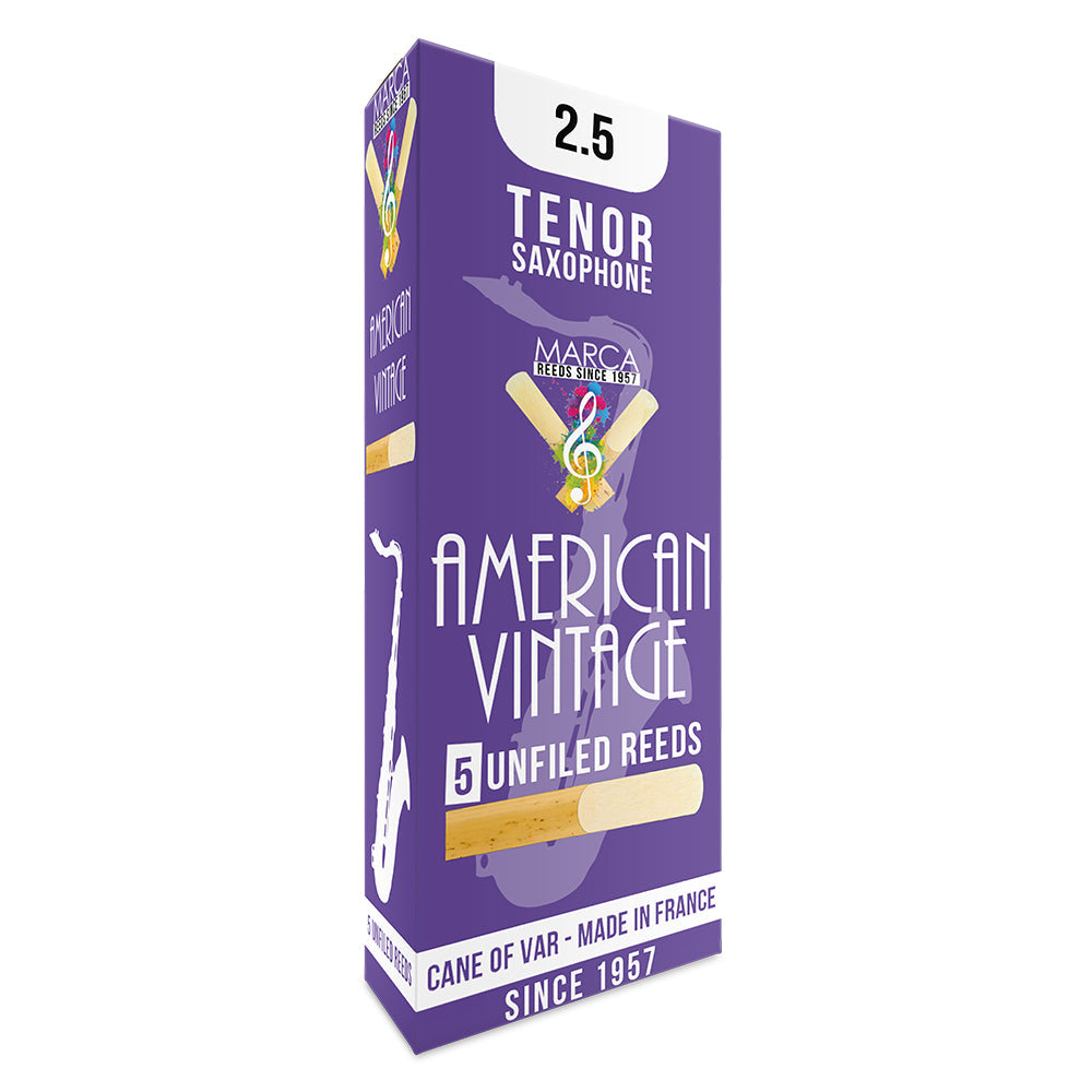 Marca American Vintage Reeds ~ 5 pack ~ Tenor Sax ~ 2.5