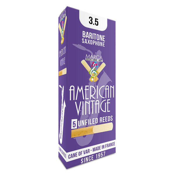 Marca American Vintage Reeds ~ 5 pack ~ Baritone Sax ~ 3.5