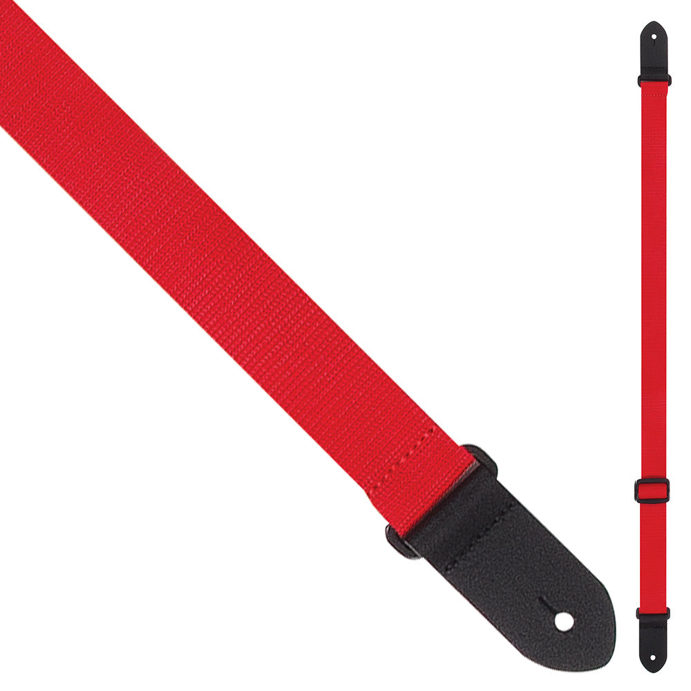 Perri's Woven Ukulele/Jr Guitar Strap ~ Red