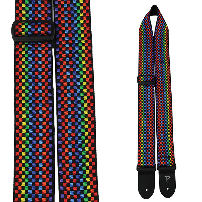 Perris Hope Collection Guitar Strap ~ Rainbow