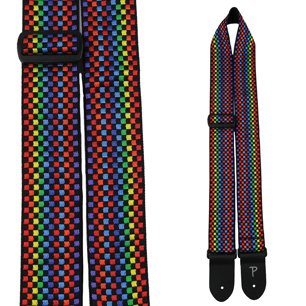 Perris Hope Collection Guitar Strap ~ Rainbow