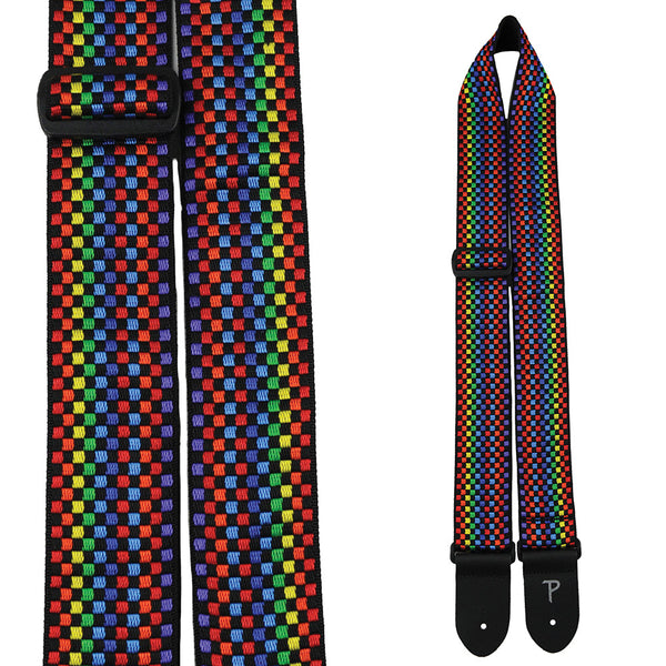 Perris Hope Collection Guitar Strap ~ Rainbow