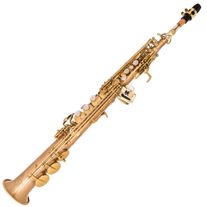 P. Mauriat Le Bravo 200 Soprano Sax ~ Gold Lacquer
