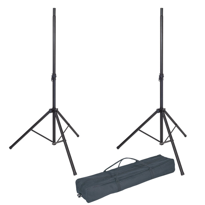 Kinsman Professional Speaker Stands + Bag ~ Black