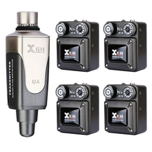Load image into Gallery viewer, Xvive In-Ear Monitor Wireless System with 4 Receivers

