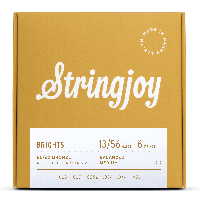 Stringjoy Brights | Medium Gauge (13-56) 80/20 Bronze Acoustic Guitar Strings