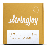 Stringjoy Brights | Custom 6 String 80/20 Bronze Acoustic Guitar Strings