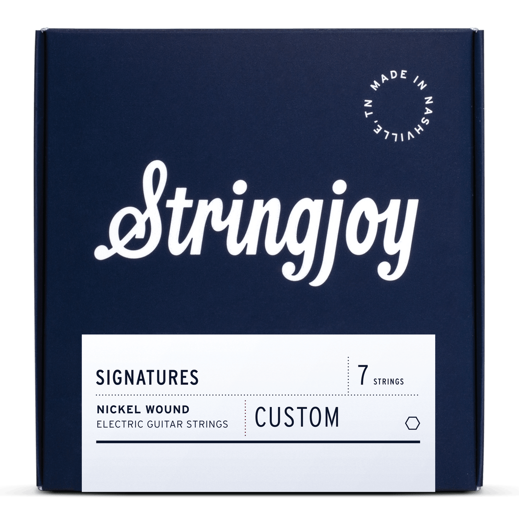 Stringjoy Signatures | Custom 7 String Nickel Wound Electric Guitar Strings