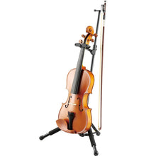 Load image into Gallery viewer, Hercules Travlite Stand Violin/Viola+B
