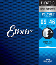 Load image into Gallery viewer, Elixir E12025 Poly Elec Custom Light 9-46 Set
