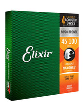 Load image into Gallery viewer, Elixir E14502 Acoustic Bass 45-100 Set
