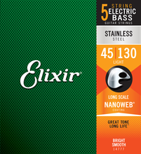 Load image into Gallery viewer, Elixir E14777 Stainless Stl 45-130 5 String
