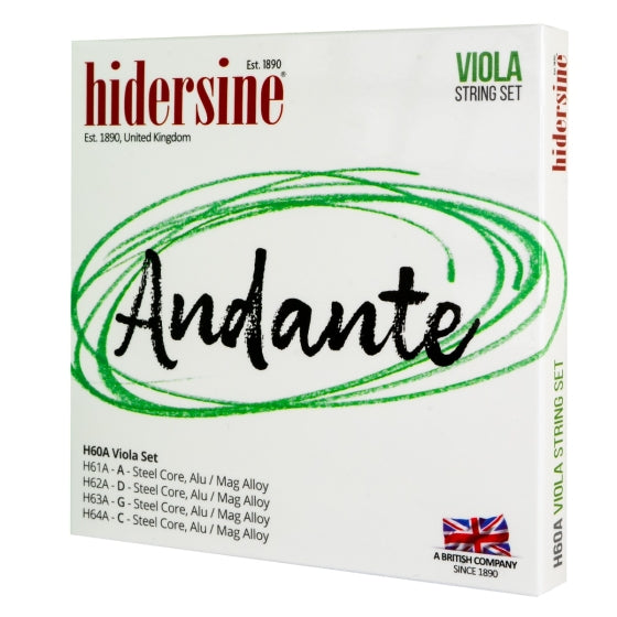 Hidersine Andante Viola String Set 16
