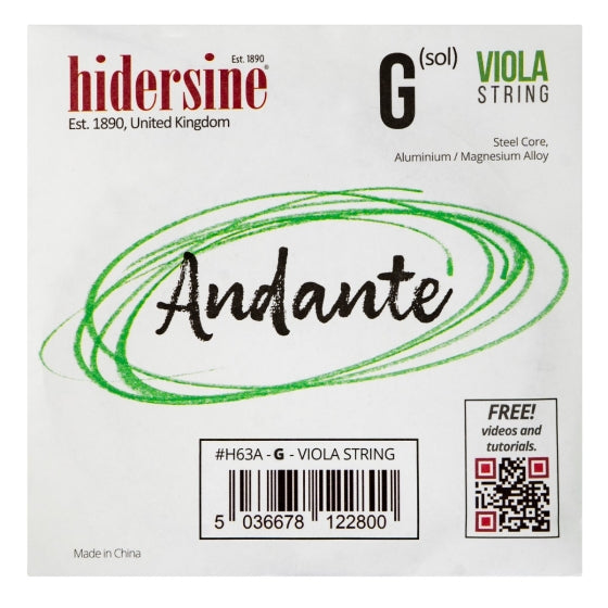 Hidersine Andante Viola G String 16