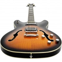 Load image into Gallery viewer, Hagstrom Viking Deluxe Baritone - Tobacco Sunburst

