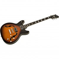 Load image into Gallery viewer, Hagstrom Viking Deluxe Baritone - Tobacco Sunburst
