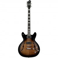 Hagstrom Viking Deluxe Baritone - Cosmic Blackburst