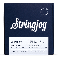 Stringjoy Signatures | 8 String Heavy Bottom Super Light Gauge (9-80) Nickel Wound Electric Guitar Strings