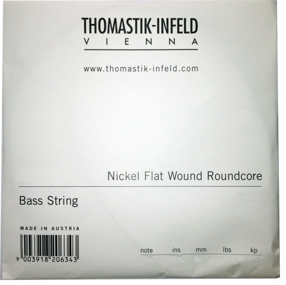 Thomastik Jazz Bass Strings String B Flatwound (Long Scale) 0.136