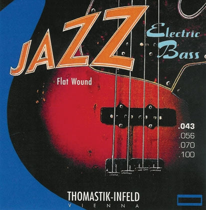 Thomastik Jazz Bass Strings Set. Flatwound. 6 String. Gauge 33-136